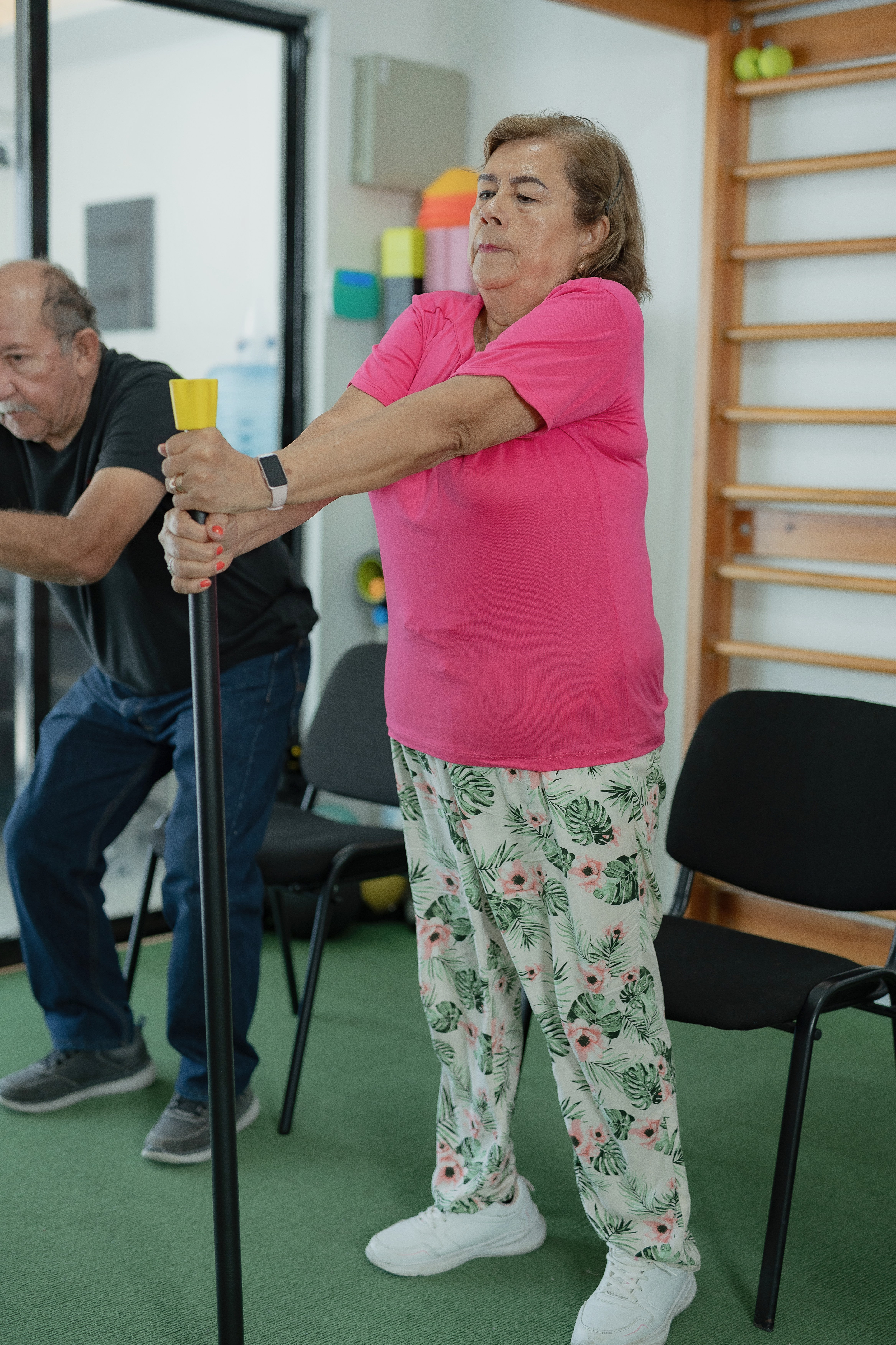Rehabilitación con paciente